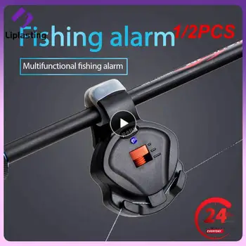 1/2KS lov Rýb Bite Alarm Elektronické Bzučiak Rybársky Prút Vysoká LED Svetelný Indikátor Hlasný Zvuk, Ryby Linky Výstroj Upozornenie