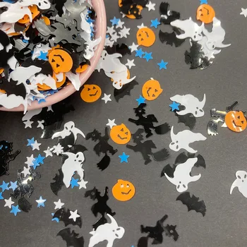 100 g Mix Halloween Série Voľné Flitrami pre Remeslá Paillettes Lesk Nechtov umeleckou Výzdobou Sequin DIY Konfety a Príslušenstvo
