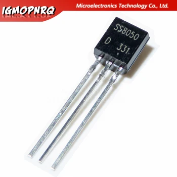 100ks SS8050 Bipolárne Tranzistory - BJT NPN/25V/1,5 A/160-300-92 nové originálne
