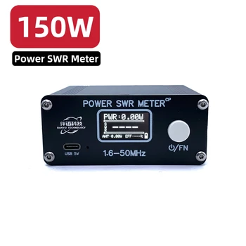 150W 1.6-50MHz SWR HF Krátke Vlny Stojatej Vlny SWR Meter Power Meter pre FM/AM/CW/SSB Rádio QRP