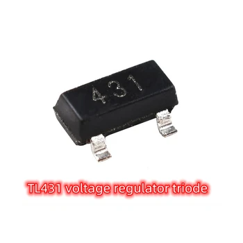 20PCS SMD DIP regulátor napätia triode TL431 Tranzistor