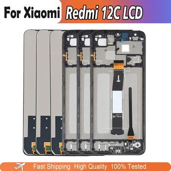 3/5/10PCS LCD Pre Xiao Redmi 12C LCD 22120RN86G Displej Dotykový Displej Pre mi 12C pre Xiao 12C Zostava Displeja Náhradné
