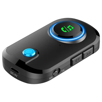 3.5 mmAUX＆RCA, USB Nabíjateľné Nové Vlákno Bluetooth-kompatibilné 5.0 Adaptér Dropship