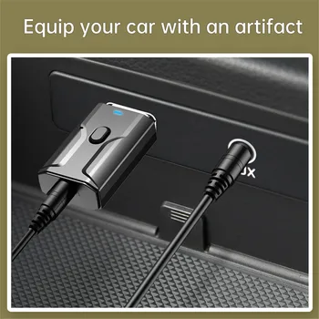 4 V 1 Auto Aux Bluetooth 5.0 Handsfree Súprava do Auta, Adaptér Bezdrôtovej Audio Prijímač, Vysielač Pre Auto Reproduktor, konektor pre Slúchadlá TV, MP3 Aut