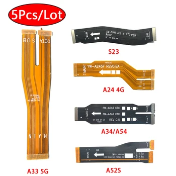 5 ks,základná Doska Kábel Pre Samsung A52S A34 A54 A33 5G A24 4G S23 základná Doska základná Doska LCD Konektor Flex Kábel Čítačky Časti