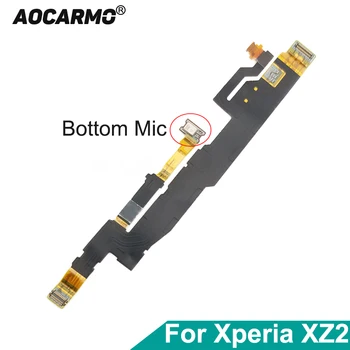 Aocarmo Spodnej Mikrofón Hlavný Mikrofón Konektor Páse s nástrojmi Flex Kábel Výmena Za Sony Xperia XZ2 H8216 H8266 H8276 H8296