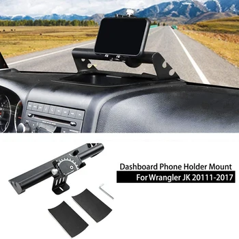 Auto Dashboard Mount Držiak na Mobil Nehrdzavejúcej Ocele Telefón Držiak na Jeep Wrangler JK JKU 2 Dvere 4Door 2011-2017