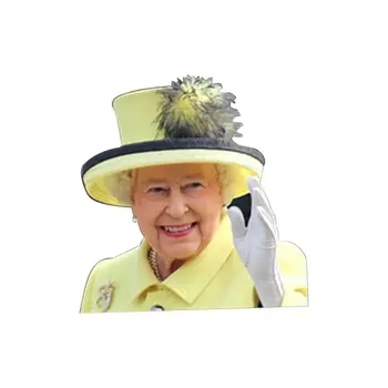 Auto Okno Nálepky Britská Kráľovná 3D Efekt Stenu, Nálepky Celebrity Nálepky Spálňa Decor DIY PVC Nástenné Art Plagáty