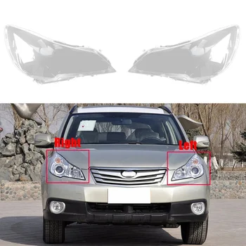 Auto Pravého Svetlometu Shell Tienidlo Lampy Transparentný Kryt Objektívu Kryt Svetlometu na Subaru Legacy Outback 2010-2014