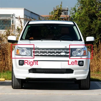 Auto Svetla Čiapky na Land Rover Freelander 2 Roky 2007-2012 Auta Svetlometov Kryt Tienidlo Lampy Sklo Objektívu Prípade Vľavo