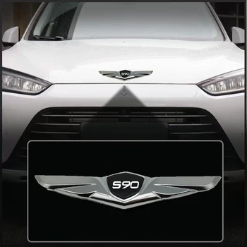 Auto úprava auto samolepky 3D kovové odznak kapota odtlačkový high-end dekoratívne samolepky pre Volvo S90 s logom auto príslušenstvo