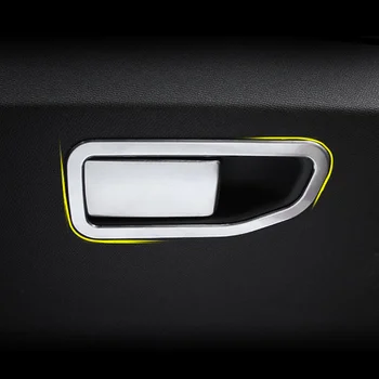 BJMYCYY vhodné Pre 2017 Peugeot 3008 5008 GT Doplnky z Nerezovej Ocele Auto Rukavice obal Auto Štýl Interiéru Chrome Čalúnenie Pás