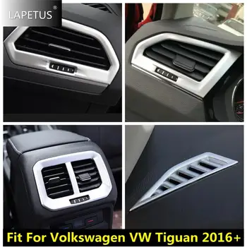 Dashboard / Zadné Vzduchu AC Klimatizácia Ventilačné Zásuvky Panel Dekor Kryt Výbava Pre Volkswagen VW Tiguan MK2 2016 - 2022 Auto Príslušenstvo
