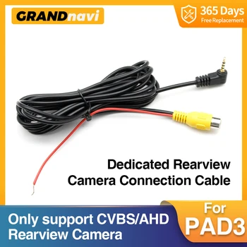 GRANDnavi PAD3 Vyhradená Spätných kamier Pripojenie Kábla Len na podporu CVBS/AHD Spätné Kamery