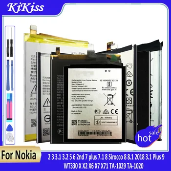 HE319 Batérie Pre Nokia 2 3 3.1 3.2 5 6 2 7 plus 7.1 8 Sirocco 8 8.1 2018 3.1 Plus 9 WT330 X X2 X6 X7 X71 TA-1029 PD-1020