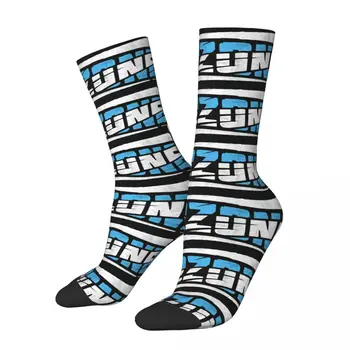Hip Hop Retro Modrá Blázon pánske kompresné Ponožky Unisex COD Warzone Hry Street Style Bezšvíkové Vytlačené Novinka Šťastný Posádky Ponožky