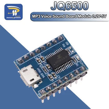 JQ6500 Hlas, Zvuk Palube Modul USB DIP16 TTL UART MP3 Breakout Nahradiť Jeden až 5 Spôsob MP3 Hlas 3.2-5V 20mA