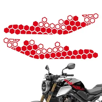 Motocykel Nálepky Samolepiace Honeycomb Auto Samolepky 2ks Dekoratívne Motocykel DIY odtlačkový aršík Nálepiek Pre Rodinu, Priateľov A