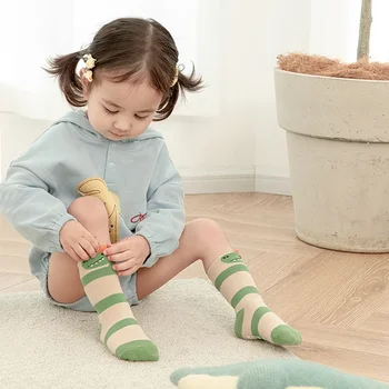 Na jar a na Jeseň Zvierat Ucho Ploché Ponožky detské Kreslené Ponožky Roztomilý Bavlnené Ponožky pre Chlapcov a Dievčatá