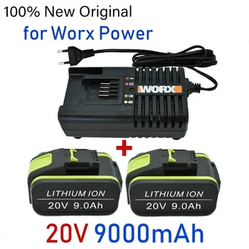 Nabíjateľné Lítiové Batérie, Výmena WORX 20V 9Ah Elektrický Nástroj WA3551 WA3553 WX390 WX176 WX178 WX386 WX678 s Nabíjačky