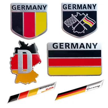 Nemecká vlajka upravené auto štítku nemeckej vlajky polepy áut nemeckej vlajky dekoračné polepy áut telo nálepky