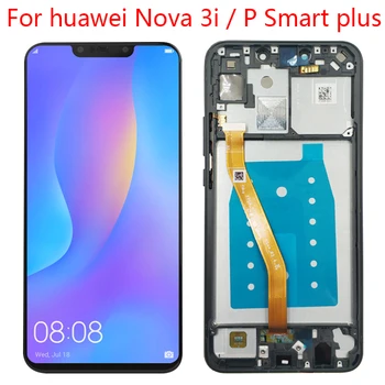 Nové Pre Huawei Nova 3i LCD INE-LX1 Displej INE-LX2 Dotykový Displej Náhradné Diely Pre P Smart Plus 2018 LCD INE-LX2r Displej