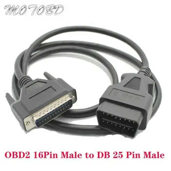 OBD 2 Kábel 16 Pin Na DB15 Muž Sériový Port RS232 Konektor Auto Kábla 100 CM 16PIN NA DB25 Pin Sériové RS232 KÁBEL usb OBD2
