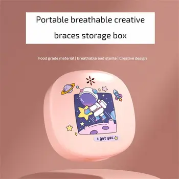 Ortodontická Čistenie Box Pctg Magnetické Otváranie A Zatváranie Priedušný Dizajn, Trvanlivý Ľahký A Prenosný Úložný Box
