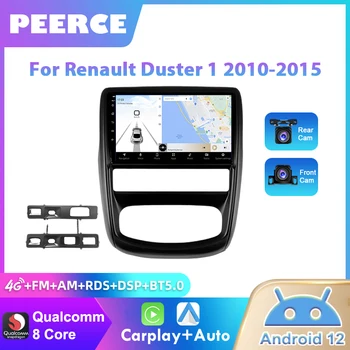 PEERCE Andriod 11 autorádia Pre Renault Duster 1 Obdobie 2010-2015 Nissan Terrano 3 2014-2022 Carplay Multimediálny Prehrávač Auto Stereo