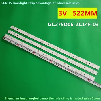 PRE 30pçs/set Retroiluminação LED tira GC275D06-ZC14F-03 303GC275031 para 28PHF2056/T3 1 ks = 6led