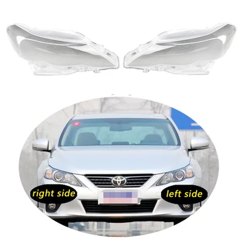 Použitie Pre Toyota Mark X 2010-2012 REIZ Transparentný Kryt Svetlometu Tienidlo Lampy Predného Svetlometu Shell Tienidlo Objektívu shell