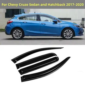 Pre Chevrolet Cruze Hatchback Sedan 2017-2020 Okno Clonu Slnko, Dážď Deflektor Stráže Markízy Útulku Výbava Exteriér Príslušenstvo