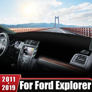 Pre Ford Explorer U502 MK5 2011 2012 2013 2014 2015 2016 2017 2018 2019 Auto Panel Kryt Vyhnite sa Svetlo Rohože Nástroj Koberce