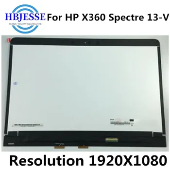 Pre HP X360 Spectre 13-V 13-v029tu 13-v026tu 13-v025tu 13-v024tu 13-v023tu LCD Displej Predné Sklo Montáž Non Touch FHD