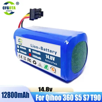 Pre Qihoo 360 S5 12800mAh 14,8 v v Robotický Vysávač Náhradné Batérie
