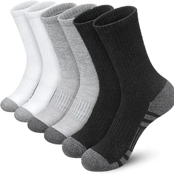 Pánska Outdoor Telocvični Ponožky Kvalitné Pohodlné Mletý-Uchytenie na Futbal, Veľké Veľkosti Nový Štýl 6 Párov