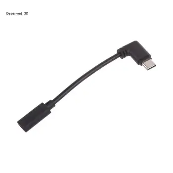R9CB Micro USB Typ-C Kábla 90 Stupňové Zákruty Converter Kábel Podporu Prenosu Dát