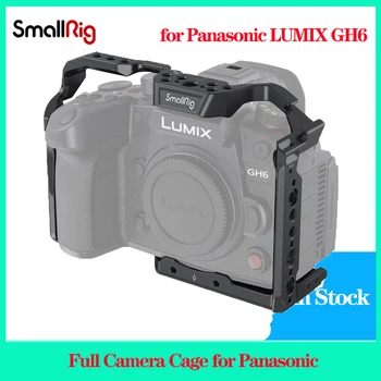 SmallRig 3784/3785 Úplné Fotoaparát Klietka pre Panasonic pre LUMIX GH6 Vstavané Arca-Švajčiarsky Rýchle Uvoľnenie Doska Prenosné Kamery Klietky Auta