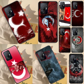 Turecko-turecká Vlajka Telefón Prípade POCO F5 X5 X3 Pro F3 F4 M5s X4 GT Kryt Pre Xiao 11T 12T Pro 12 X 13 Lite