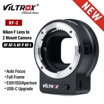 VILTROX NF-Z NIKKOR F Objektív Nikon Z Fotoaparátu Mount Adaptér, Auto Focus Full Frame Adaptér Objektívu pre Nikon Z6 II Z7 Z50 Z30 Z9 ZFC