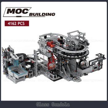 VOP Modul Sklo Gondola MOC Stavebné Bloky Motora Stroj Technológie Tehly Zber Hračky, Puzzle Vianočné Darčeky
