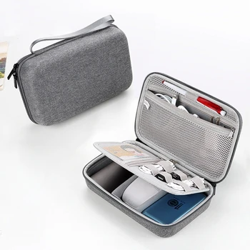 Veľkú Kapacitu, Cestovanie, Elektronika Príslušenstvo Organizátor Tablet Pevný Disk, Kábel usb Prenosný Úložný Vak EVA Airbag Cestovné Tašky