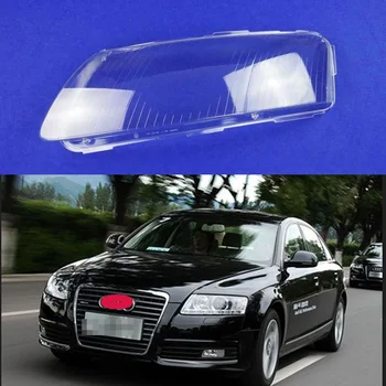 pre Audi A6 svetlometov kryt 2006 2007 2008 2009 2010 2011 A6 svetlometu transparentný bočný kryt lampy bývanie